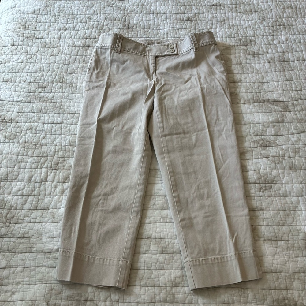 LOFT Catalina Capris (White Sand) Size 2P